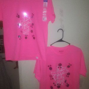 Adult and child matching shirts